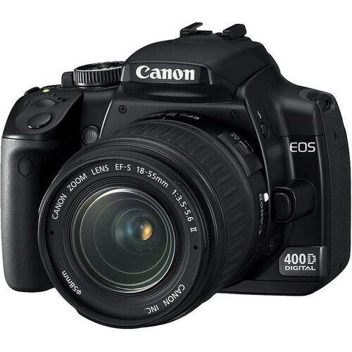 Réflex - Canon EOS 400D - Negro + Objetivo Canon ...