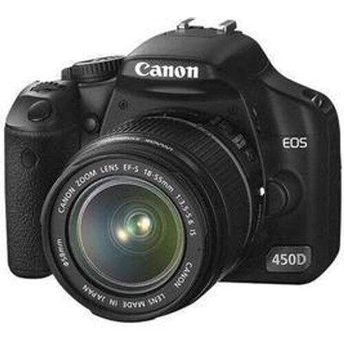 SLR Canon EOS 450D - Negro + lente 18-55mm EF-S IS ...