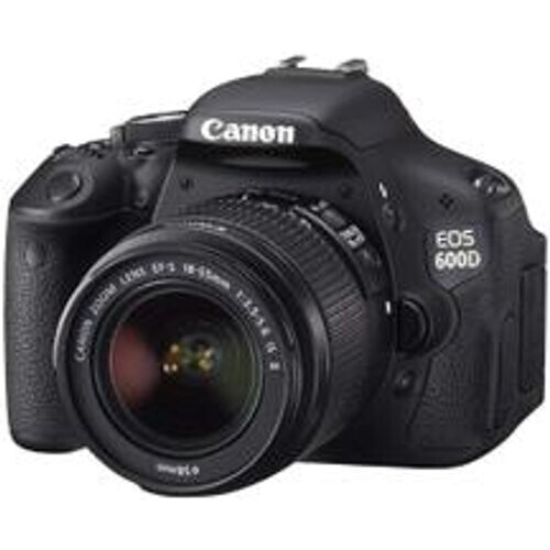 Reflex Canon EOS 600D - Black + Lens Canon EF-S ...