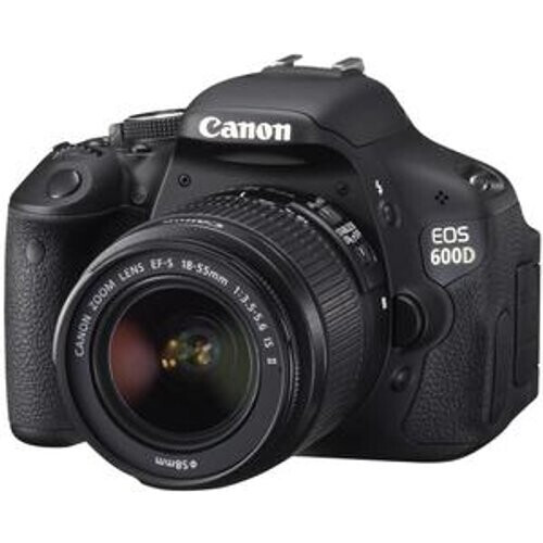 Reflex - Canon EOS 600D Black + Lens Canon EF-S ...