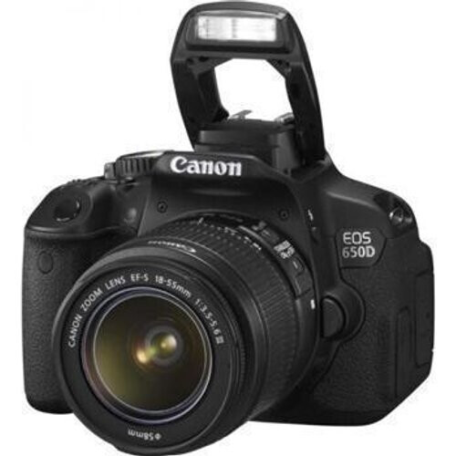 Reflex Canon EOS 650D - Black + Lens Canon EF-S ...