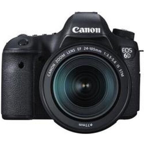 Réflex - Canon EOS 6D - Negro + Objetivo Canon EF ...
