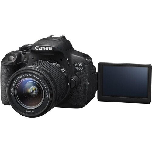 Reflex Canon EOS 700D - Noir + Objectif Canon EF-S ...