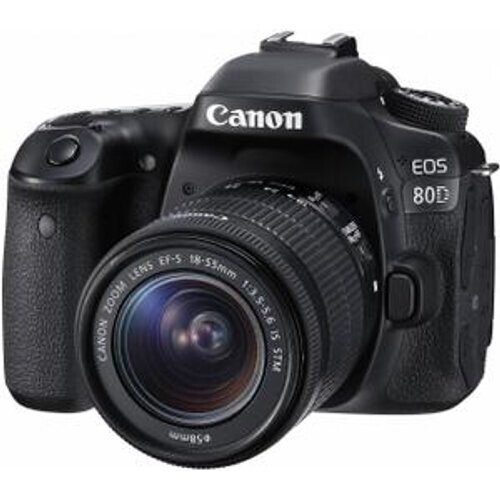 Cámara Reflex - Canon EOS 80D - Negro + Objetivo ...