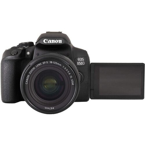 Réflex Canon EOS 850D - Negro + Objetivo Canon ...