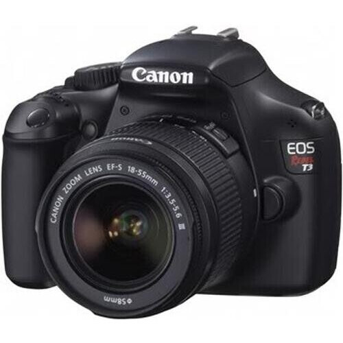Reflex Canon EOS Rebel T3 - Noir + Objectif Canon ...