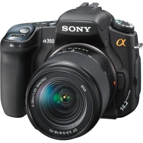 Reflex - Sony Alpha DSLR-A350 - Noir + Objectif ...