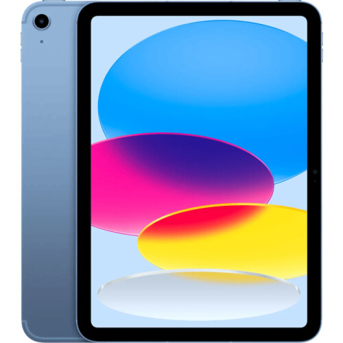 De Refurbished iPad (2022) 64GB Wifi + 5G Blauw is ...
