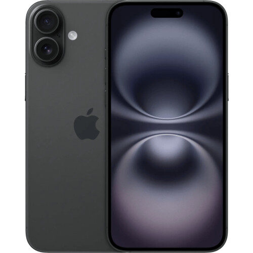 De Refurbished iPhone 16 128GB Zwart is zichtbaar ...