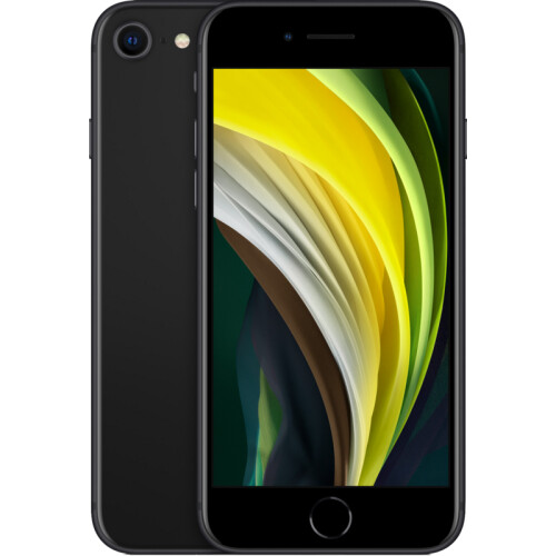  De Refurbished iPhone SE 2020 64GB Zwart is licht ...