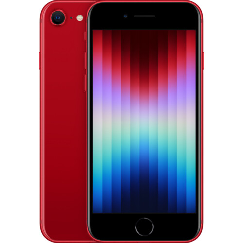 De Refurbished iPhone SE 2022 128GB Rood is zo ...