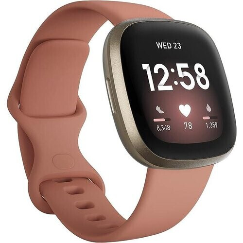 Relojes Cardio GPS Fitbit Versa 3 - Oro ...