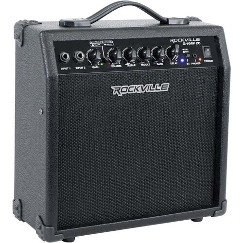 Rockville G-AMP 20 Watt Guitar Amplifier Dual ...