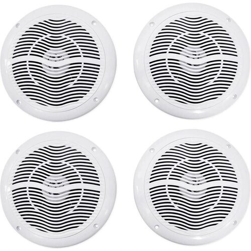 (4) Rockville RMC65W 6.5" 1200 Watt Waterproof ...