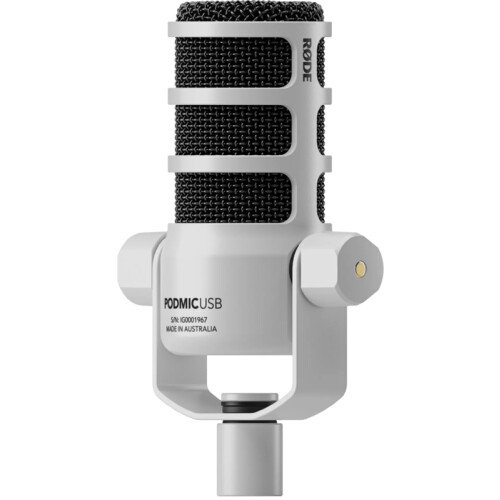 Le Rode Podmic USB Blanc vous permet d'enregistrer ...