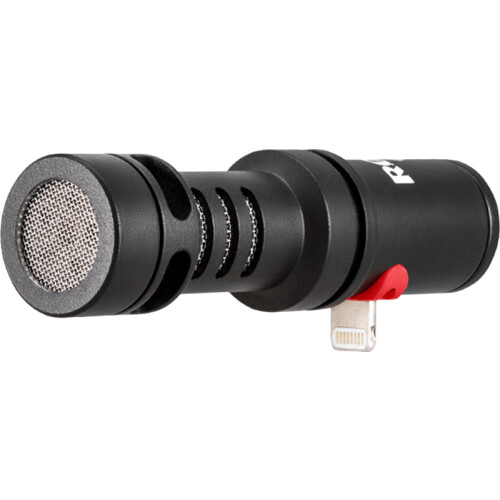 Je sluit de Rode Videomic Me-L microfoon met een ...