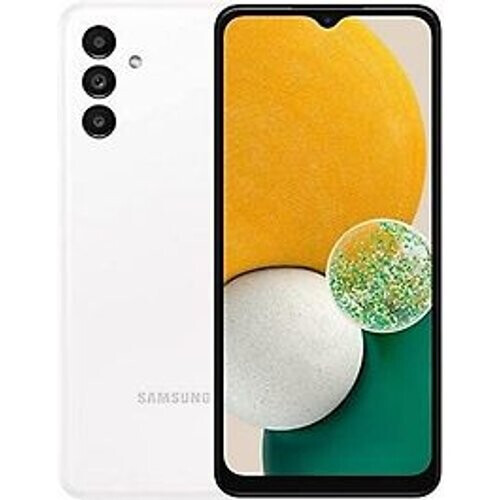 De Samsung Galaxy A13 5G in de kleur wit biedt een ...