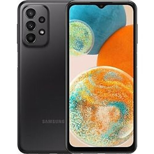 De Samsung Galaxy A23 5G in de kleur zwart is een ...