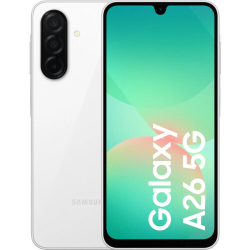 Le Samsung Galaxy A26 128 Go Blanc 5G est un ...
