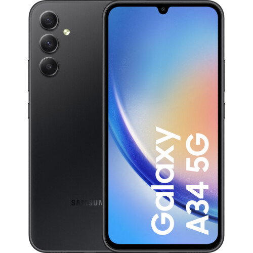 Le Samsung Galaxy A34 128 Go Noir 5G est un ...