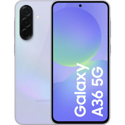 Das Samsung Galaxy A36 128 GB Lila 5G ist ein ...