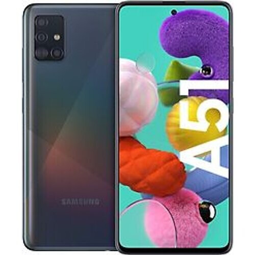 De Samsung Galaxy A51 in de kleur zwart valt ...