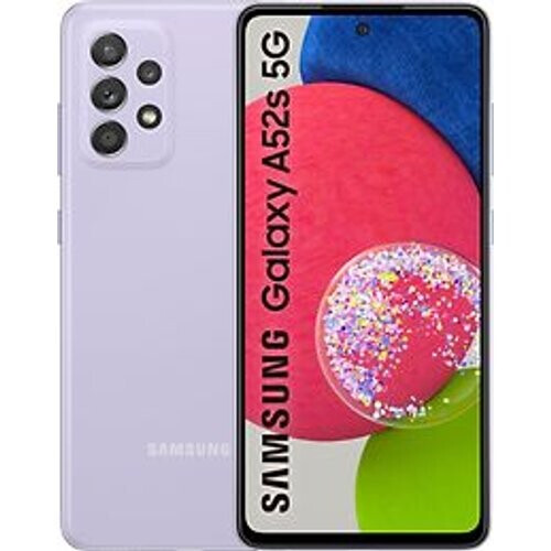 De Samsung Galaxy A52s 5G Dual SIM in paars ...