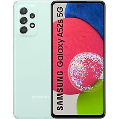 De Samsung Galaxy A52s 5G in opvallend groen ...
