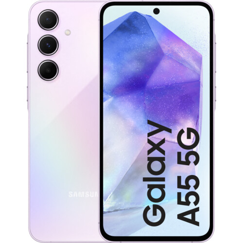 Le Samsung Galaxy A55 256 Go Mauve 5G est un ...