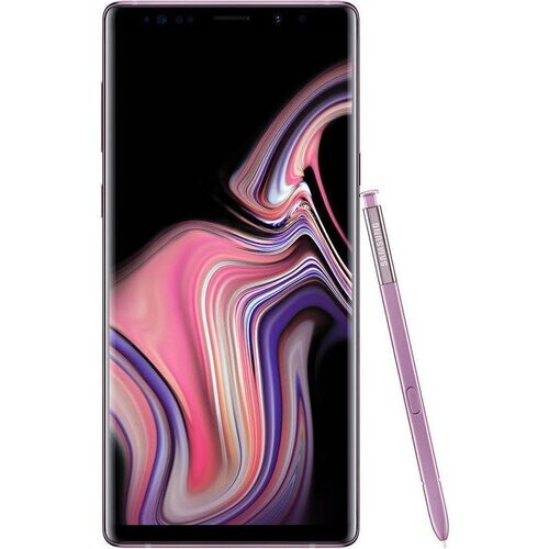 The Galaxy Note9 128GB in purple is a remarkable ...
