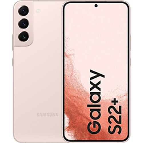 De Samsung Galaxy S22 Plus in de opvallende roze ...