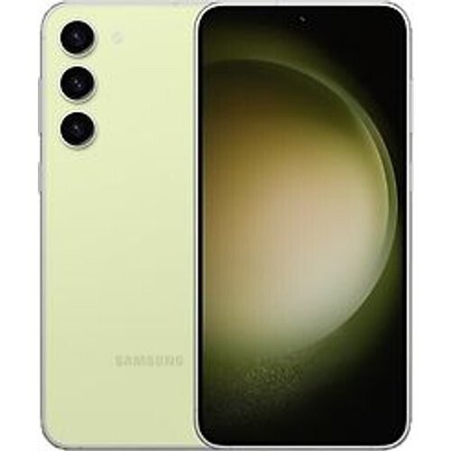 De Samsung Galaxy S23 Plus in de opvallende lime ...