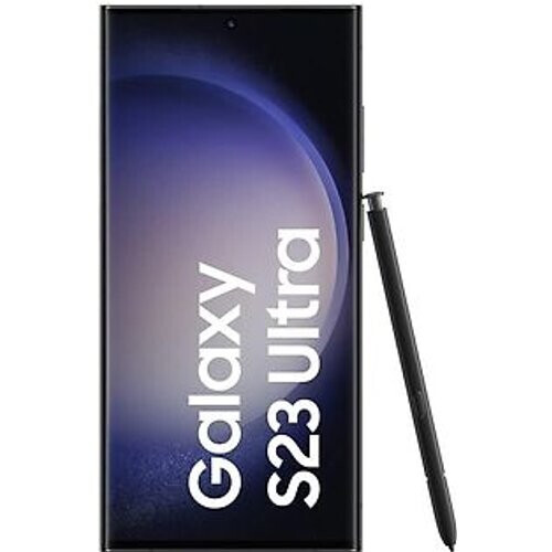 De Samsung Galaxy S23 Ultra in de kleur phantom ...