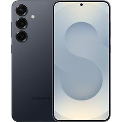 De Samsung Galaxy S25 in de kleur blueblack ...