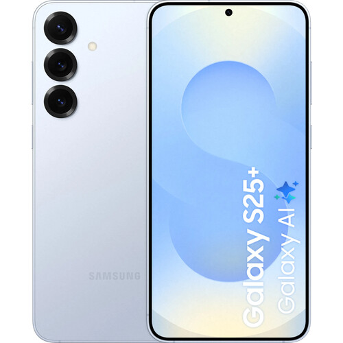 Das Samsung Galaxy S25 Plus 256 GB Hellblau 5G ...