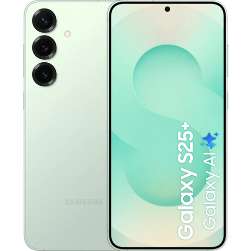 Das Samsung Galaxy S25 Plus 256 GB Mintgrün 5G ...