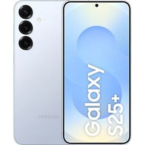 De Samsung Galaxy S25 Plus in de kleur icyblue ...