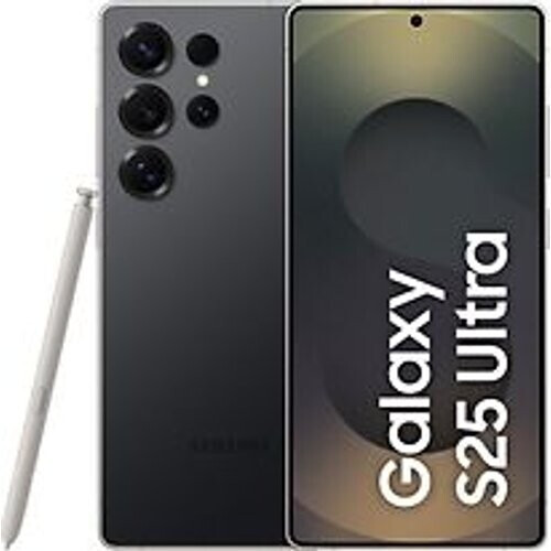 De Samsung Galaxy S25 Ultra in titanium black valt ...