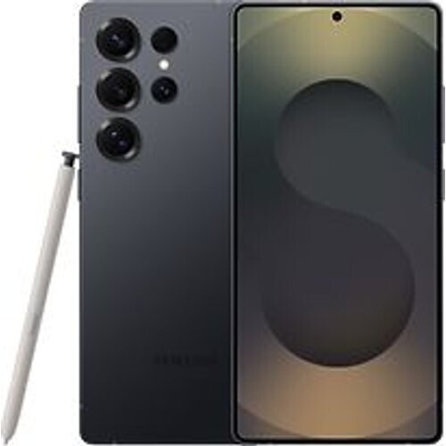 De Samsung Galaxy S25 Ultra in de kleur titanium ...