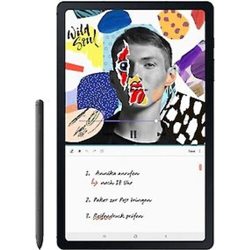 De Samsung Galaxy Tab S6 Lite in de kleur oxford ...