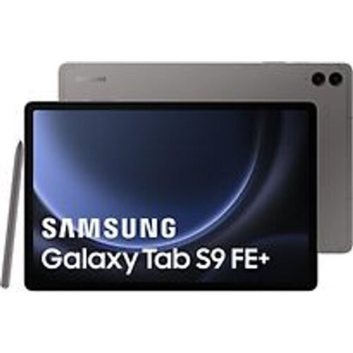 De Samsung Galaxy Tab S9 FE Plus in de kleur grijs ...