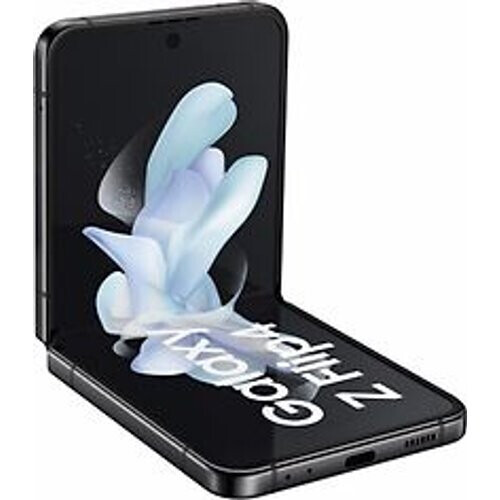 De Samsung Galaxy Z Flip4 5G in de kleur grafiet ...