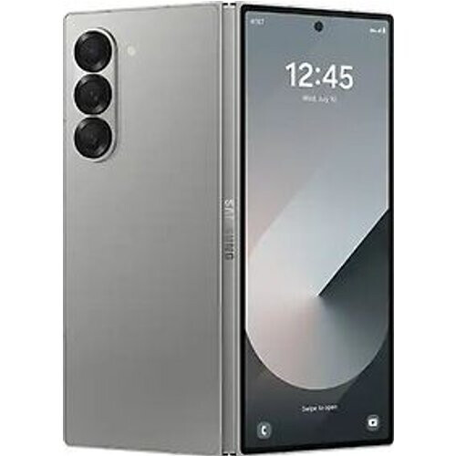 De Samsung Galaxy Z Fold6 in de kleur silver ...