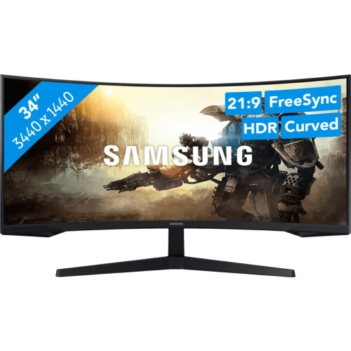 Met de Samsung Odyssey G5 LC34G55TWWPXEN Curved 34 ...