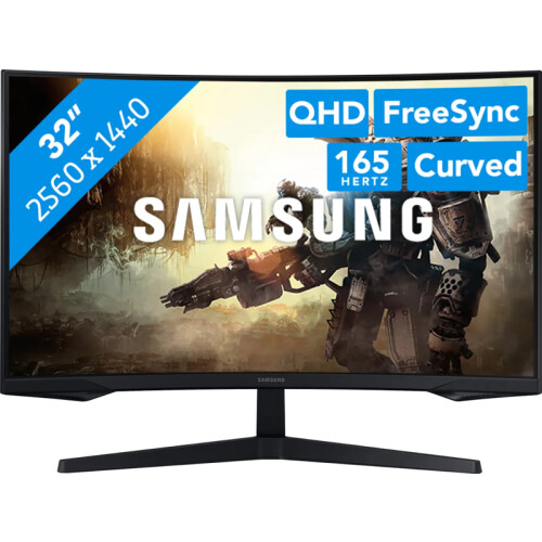 Met de Samsung Odyssey G5 LS32CG552EUXEN zie je ...