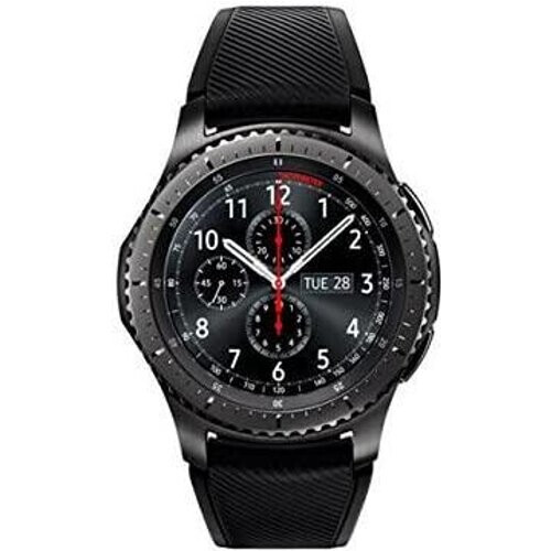 The Gear S3 Frontier Dark Grey timeless smartwatch ...