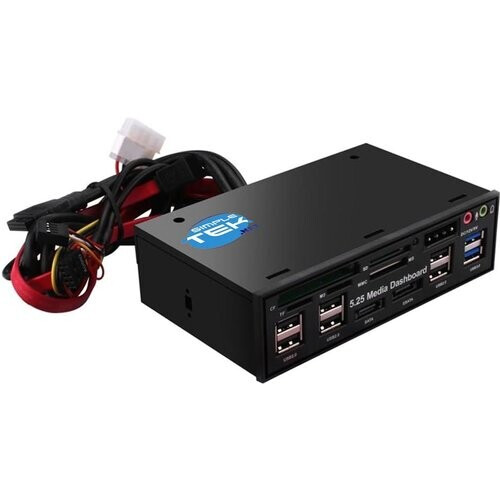 Simpletek 5,25" Dashboard SD, MMC, CF, TF, M2, USB ...