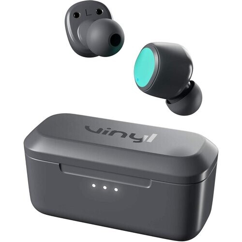 Skullcandy True VINYL Bluetooth Earbuds Grey/Teal ...