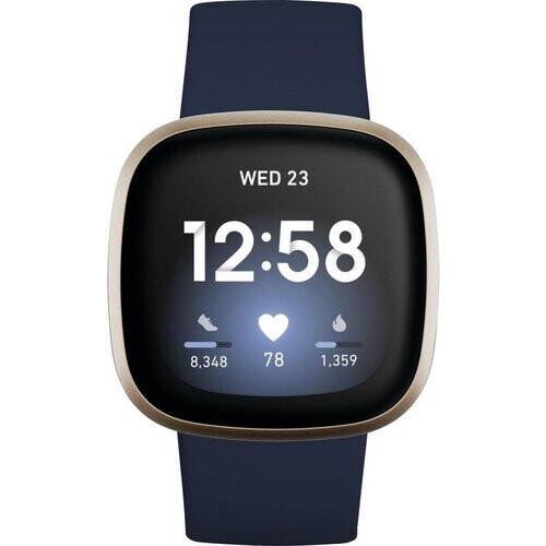 Cardio GPS Watch Fitbit Versa 3 - Blue ...