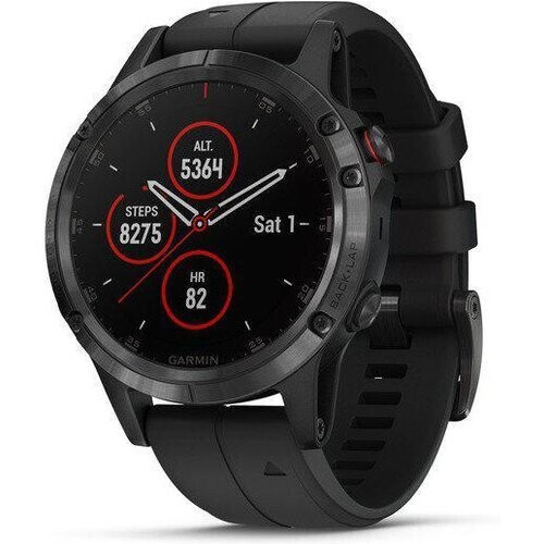 Garmin Smart Watch Fénix 5 Plus Sapphire HR GPS - ...